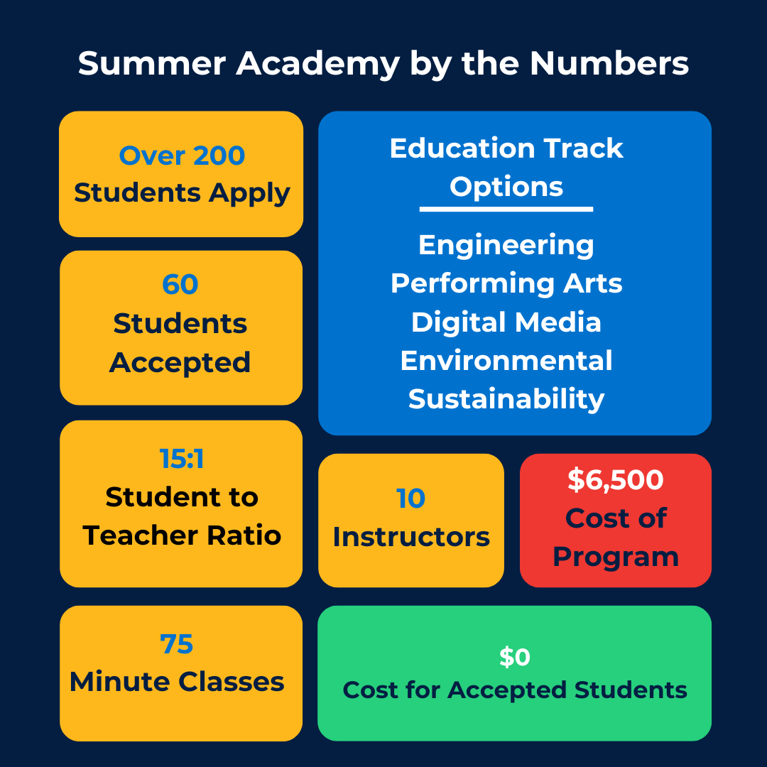 Summer Academy by the Numbers
